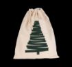 Image de Sac coton à cordon motif sapin