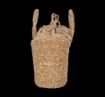 Picture of Eco-friendly half-moon seagrass basket bag