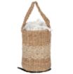 Picture of Eco-friendly striped seagrass basket bag