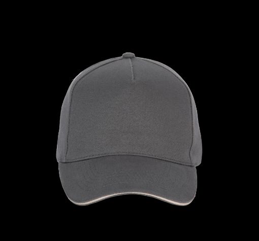 Picture of 5 panels cotton sandwich cap
