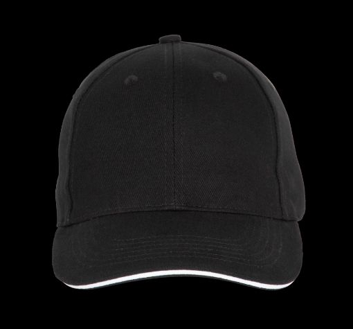 Picture of Baseball 6-panel cap with sandwich peak