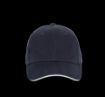 Image de Casquette en coton biologique à sandwich contrasté - 6 panneaux