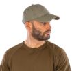 Image de Casquette coton fine ligne lavé avec visière sandwich