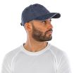 Image de Casquette coton fine ligne lavé avec visière sandwich