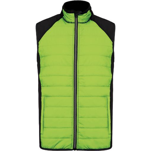 Afbeeldingen van BODYWARMER IN TWEE STOFFEN