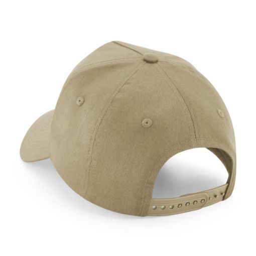 Image de Casquette 5 panneaux avec patch amovible One Size Desert sand