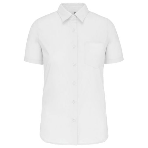 Picture of Ladies' short-sleeved cotton poplin shirt