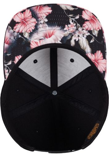 Afbeeldingen van Snapbackpet met bloemetjes
