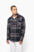 Afbeeldingen van Geruit overshirt met sherpavoering