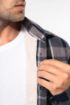 Afbeeldingen van Geruit overshirt met sherpavoering