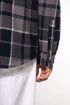 Afbeeldingen van Geruit overshirt met sherpavoering