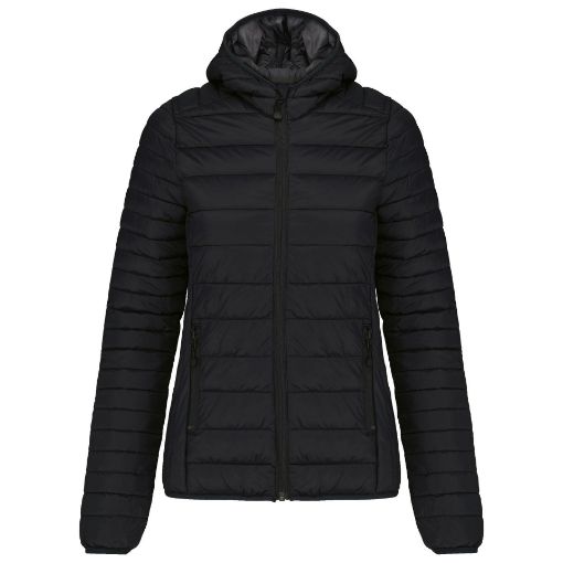 Afbeeldingen van Ladies' lightweight hooded padded jacket