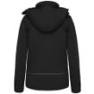 Afbeeldingen van Gewatteerde softshell damesparka met capuchon