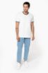 Afbeeldingen van Heren-t-shirt piqué ronde hals S Navy / Off White