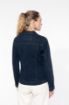 Afbeeldingen van Ongevoerde damesjas van denim Rinse