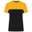 Afbeeldingen van Ecologisch tweekleurig uniseks T-shirt met korte mouwen