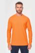 Afbeeldingen van Ecologisch uniseks T-shirt lange mouwen katoen/polyester