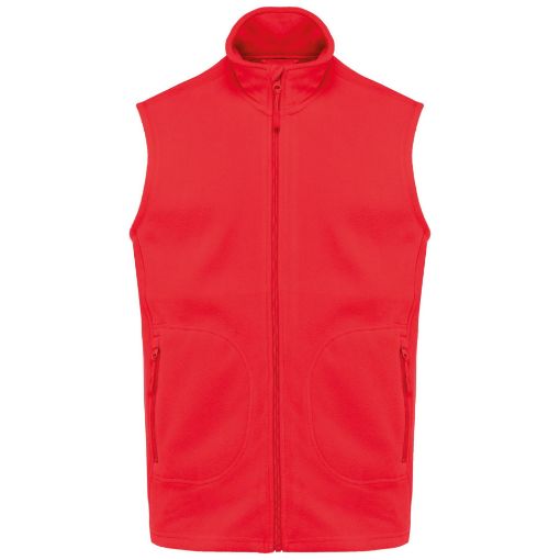 Afbeeldingen van Ecologische uniseks bodywarmer van microfleece