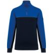 Afbeeldingen van Ecologische uniseks sweater met ritskraag
