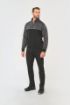 Afbeeldingen van Ecologische uniseks sweater met ritskraag