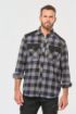 Afbeeldingen van Geruit overshirt met zakken