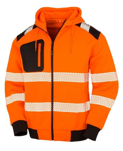 Afbeeldingen van Gerecycled veiligheidssweater met capuchon