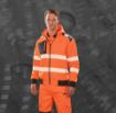 Afbeeldingen van Gerecycled veiligheidssweater met capuchon