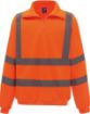 Afbeeldingen van Veiligheidsweater met 1/4 rits