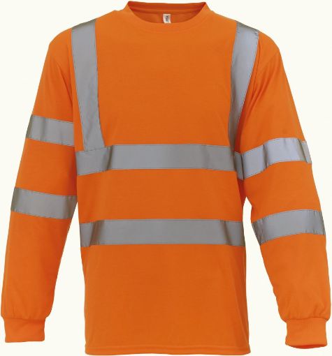 Afbeeldingen van Hi-Vis T-shirt lange mouwen