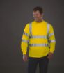 Afbeeldingen van Hi-Vis T-shirt lange mouwen