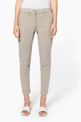 Afbeeldingen van Enkelhoge broek voor dames