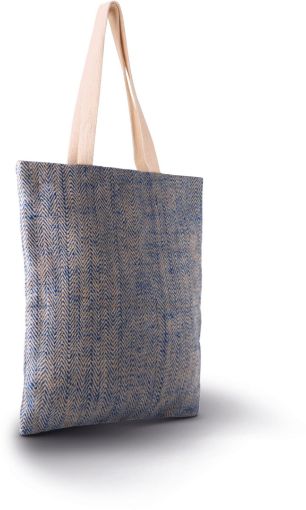 Afbeeldingen van 100% natuurlijke Jute tas
