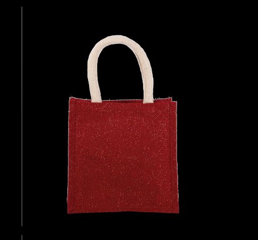 Afbeeldingen van Shopper van jutecanvas - klein model