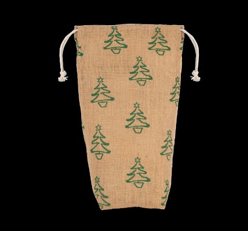 Picture of Bottle carrier with Christmas patterns
