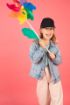 Afbeeldingen van Kinderpet Met 5 Panelen En Contrasterende Bies