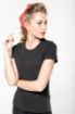 Afbeeldingen van Vintage dames-t-shirt met korte mouwen