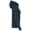 Afbeeldingen van Vintage damessweater met rits en capuchon