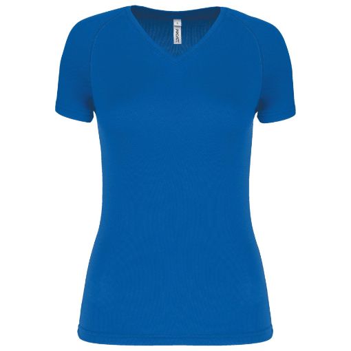 Picture of Ladies’ V-neck short-sleeved sports T-shirt