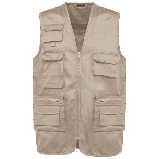 Bild von Gefütterte Unisex-Weste aus  Baumwollpolyester
