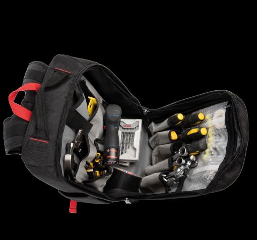 Bild von Rucksack für Laptop und Werkzeug