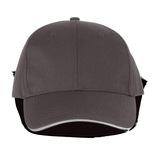 Bild von 6-Panel-Cap mit Kontrast-Sandwichschirm OEKO-TEX® STANDARD 100