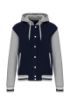 Afbeeldingen van College jacket met capuchon unisex