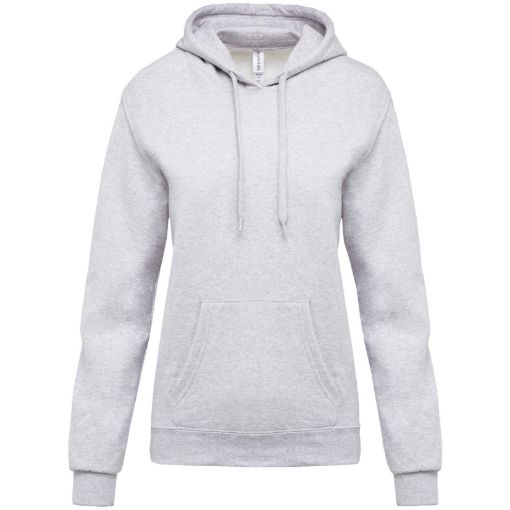 Afbeeldingen van Eco damessweater met capuchon