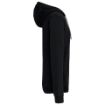 Afbeeldingen van Herensweater met rits en capuchon in contrasterende kleur