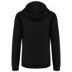 Afbeeldingen van Herensweater met rits en capuchon in contrasterende kleur