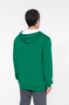 Afbeeldingen van Herensweater met rits en capuchon in contrasterende kleur