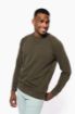Afbeeldingen van Herensweater BIO ronde hals raglanmouwen