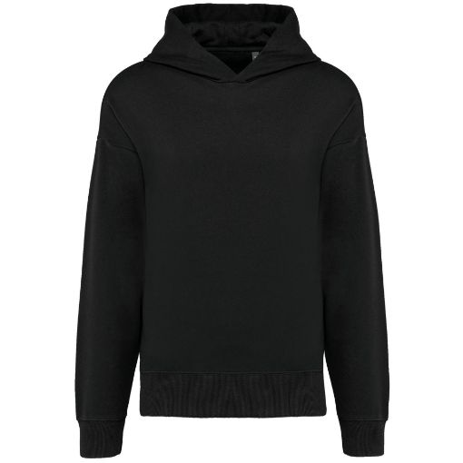 Afbeeldingen van Oversized fleece sweater met capuchon