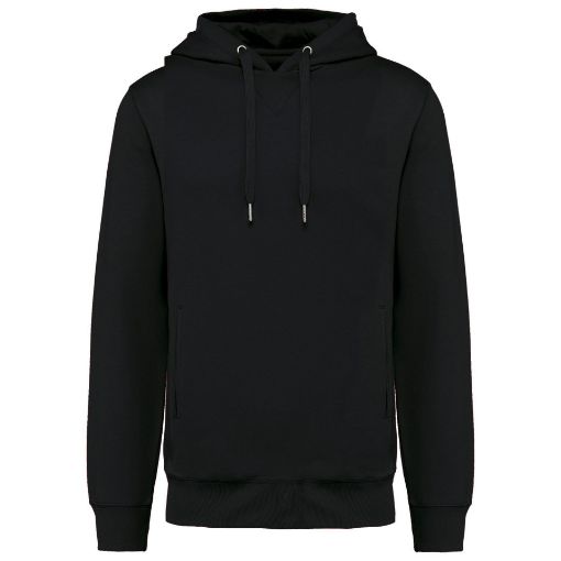 Afbeeldingen van Ecologische uniseks sweater met capuchon