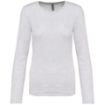 Afbeeldingen van Dames T-shirt ronde hals lange mouwen
